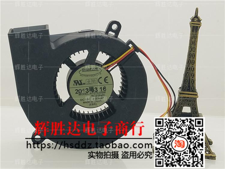 原装 EVERFLOW R127020SM 12V 0.26A 7CM 投影机 散热风扇