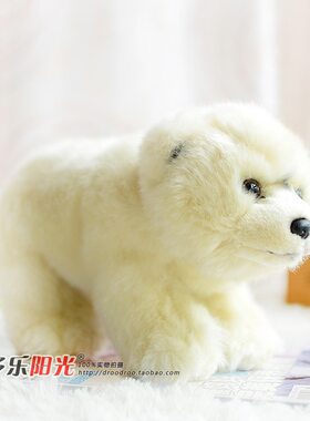 （现货+包邮）仿真柯莫德熊白灵熊kermode bear毛绒玩具公仔