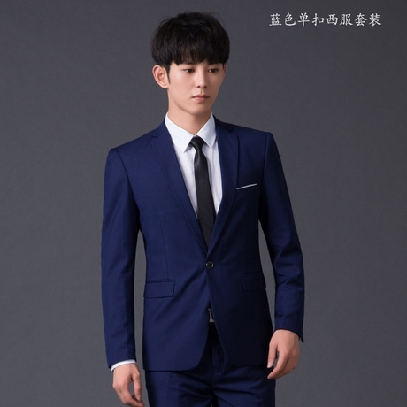 Costume homme en coton pour printemps - Ref 1553858 Image 9