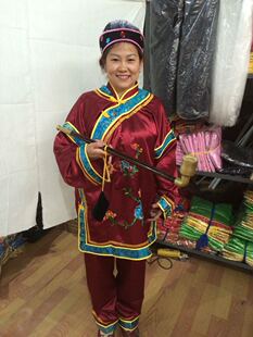 戏剧媒婆服装媒婆演出服装地主婆服装媒婆衣服老太太丑婆服装