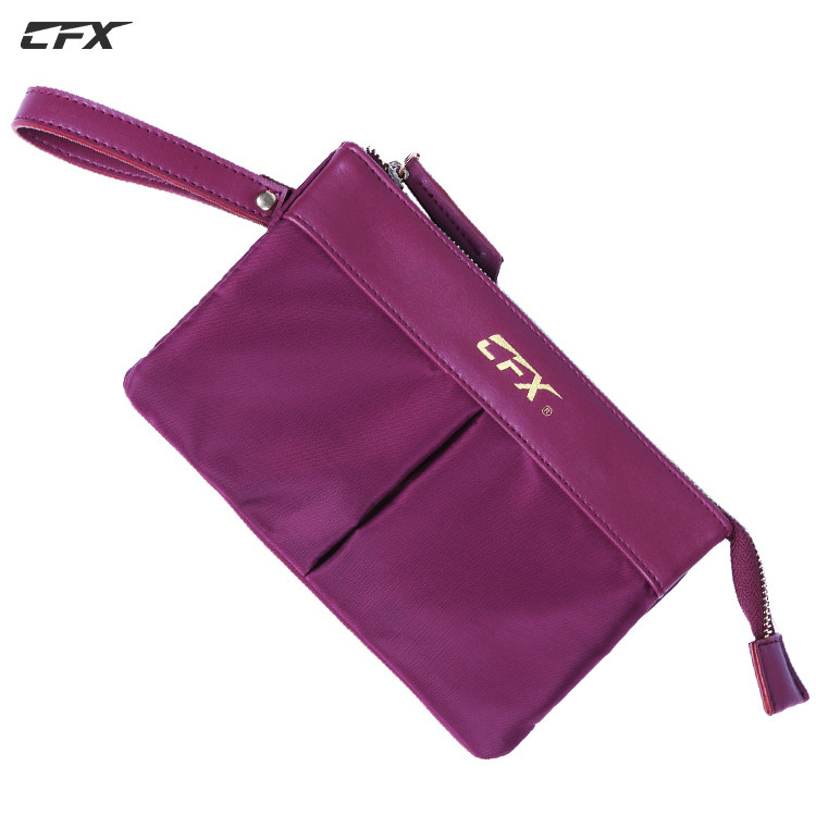 CFX2016新品包邮韩版宴会手拿女卡包简约便携双层钱包OL通勤拉链