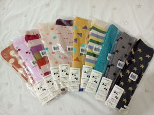 现货日本品牌经典款男女宝加厚保暖学步护腿护膝爬行袜套