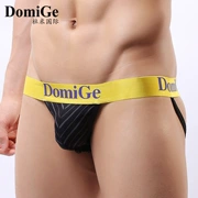 Duomi Quốc tế Sexy Sexy Đôi Thong Thong Cá tính Eo thấp Sexy Sọc Double Belt Đồ lót Eo thấp - G-string