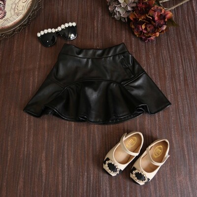 Jupe enfant YUKI en cuir - Ref 2050921 Image 1