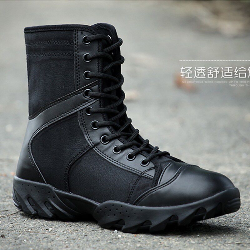 Boots militaires pour homme - amortissement - Ref 1401918 Image 1