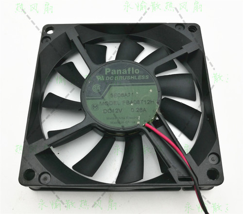 原装 Panaflo/ FBA08T12H 12V 0.26A 8cm 8015 静音散热风扇