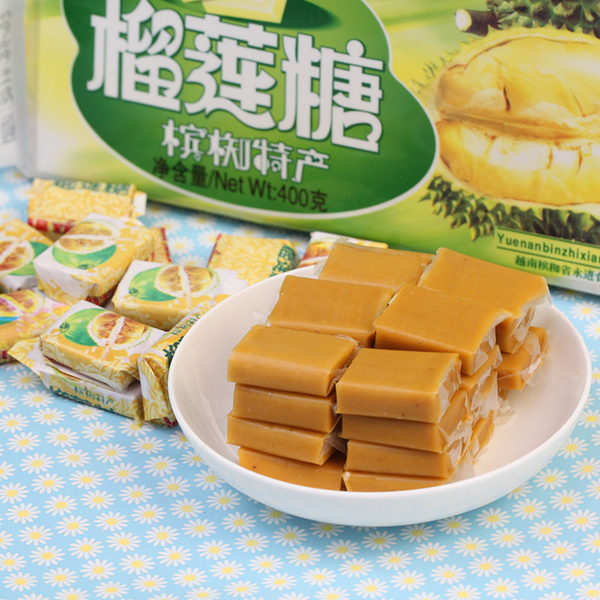 越南进口 燕皇榴莲糖 400g 优惠券折后￥9.8包邮（￥12.8-3）
