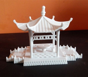 DIY建筑模型材料/新款精品角亭/六角亭子模型/户外配景/仿古凉亭