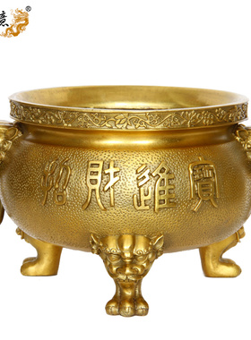 纯铜佛堂摆件仿古风宣德炉