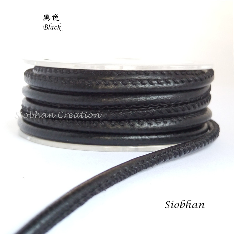 4mm缝线羊皮绳环保柔软手工D绳
