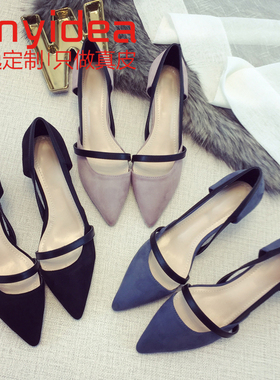 匠逸真皮女7B2820高跟高跟鞋小真皮新款女鞋细凉鞋跟定制包头码