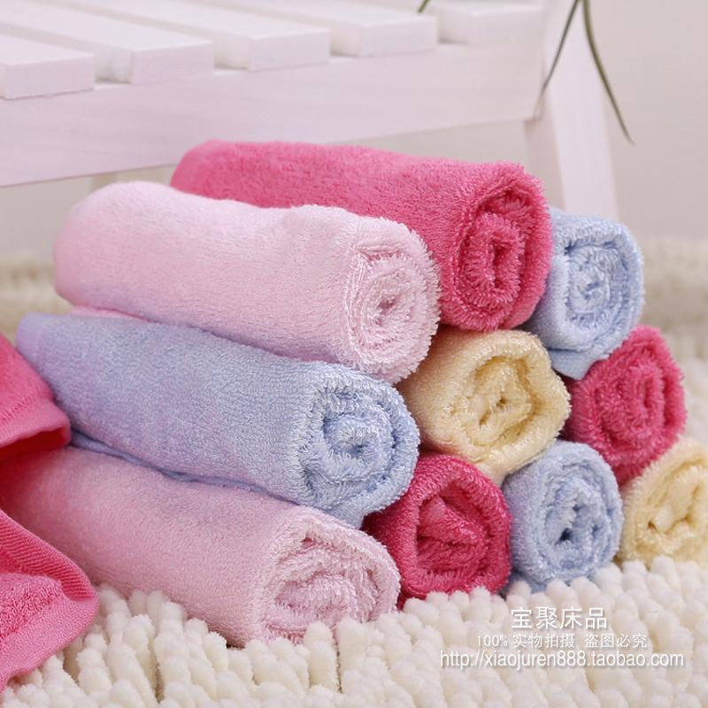 孚日洁玉竹纤维小方巾 莫代尔美容家用女士儿童面巾超柔吸水 吸汗