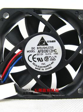 原装 台达 6015 12V 0.21A AFB0612HC-FOO 6CM 双滚珠  散热风扇