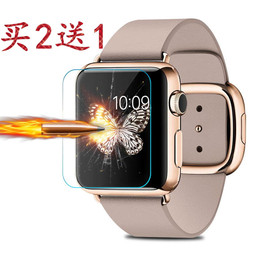 适用苹果手表膜iwatch9代钢化膜3d全屏覆盖applewatch8非全屏保护贴膜s1s2s3s4s5s6s7代高清膜