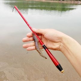 超短节鱼竿1米1.5米2米钓虾竿，专用竿迷你袖珍，手杆儿童套装碳素筏