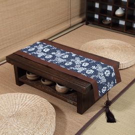 日式简约飘窗桌收纳榻榻米茶几炕桌阳台桌子实木矮桌窗台茶桌
