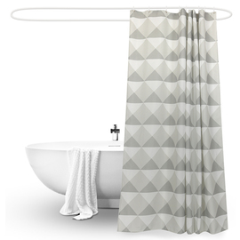 欧式浴帘北欧浴室卫生间门，帘布防水浴室挂帘子，防水挂帘套装免打孔