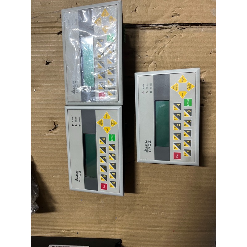 议价台达文本TP02G-AS1， 四台，