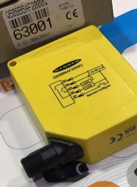 议价Q60BB6AF2000Q BANNER邦纳光电传感器 长距离背景屏蔽
