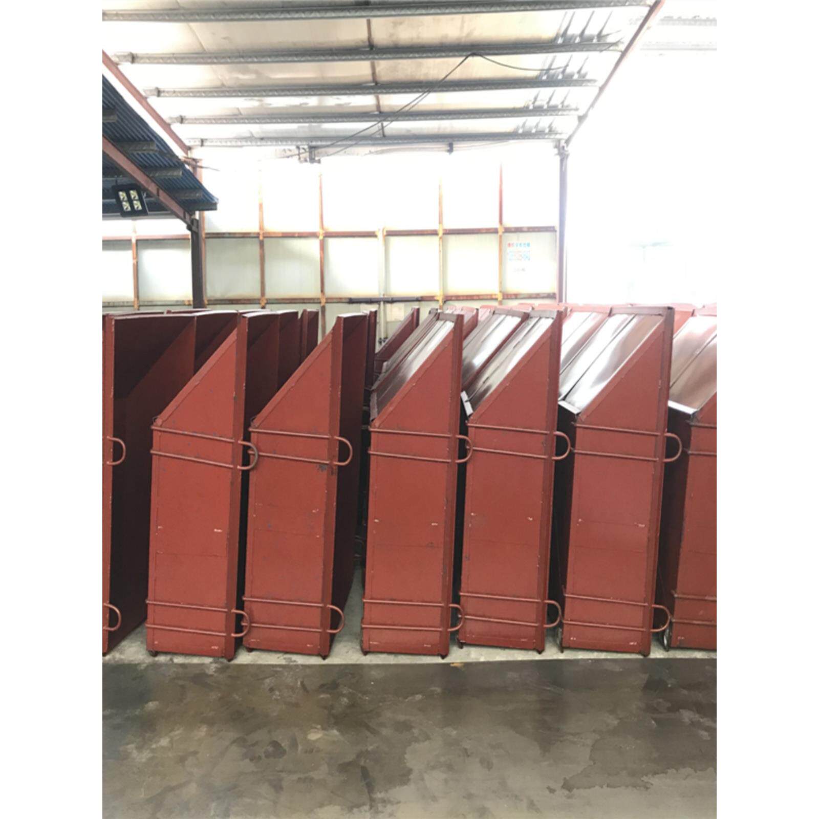 塔吊料斗混凝土方工地灰斗平料斗砖斗塔机吊斗{方斗钢筋砖斗扣件