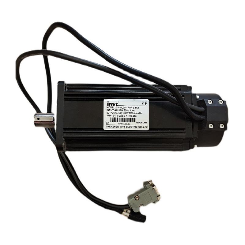 议价SV-ML08-1R0F-2-1A11KW 220V无油封伺服电机9成新质保半年