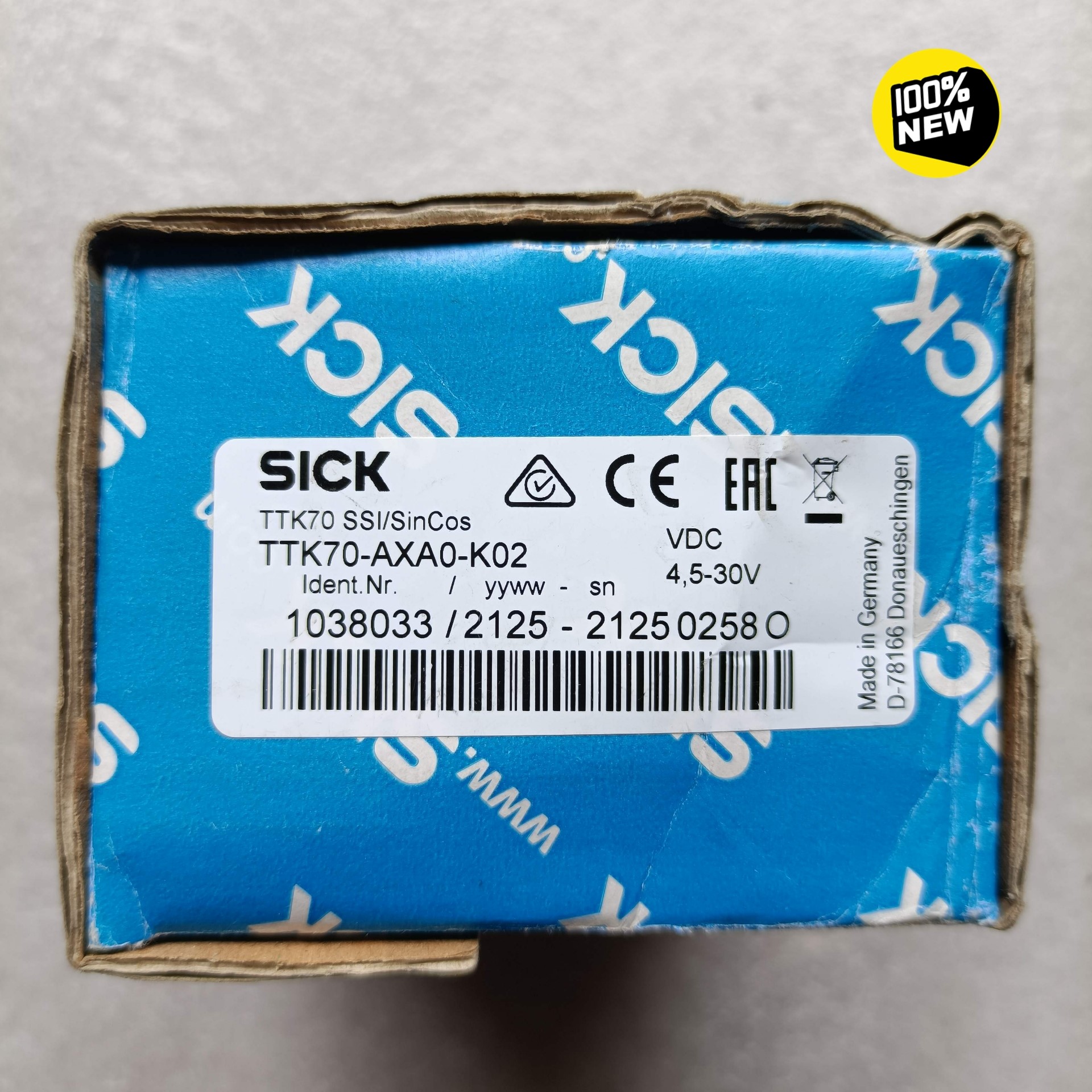 议价正品 SICK TTK70-AXA0-K02 103