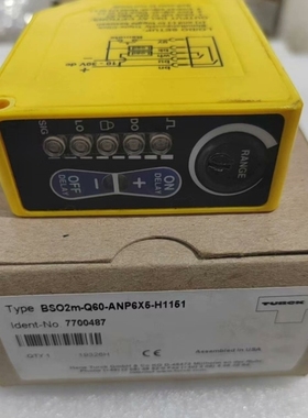 议价图尔克光电开关 BS02m-Q60-ANP6X5-H1151 TURCK正品