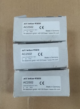 议价易福门AC2502输入输模组箱说齐全编码一致