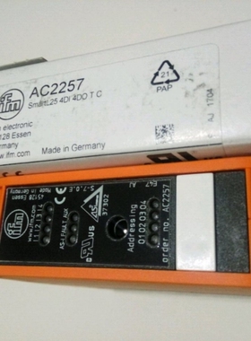 议价AC2257 AS-i从站模块; SmartL25 4DI 4DO T C接线端子 IP 20
