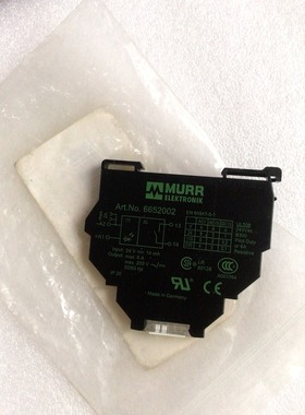 议价德国MURR穆尔光电隔离继电器 ART.NO.6652002