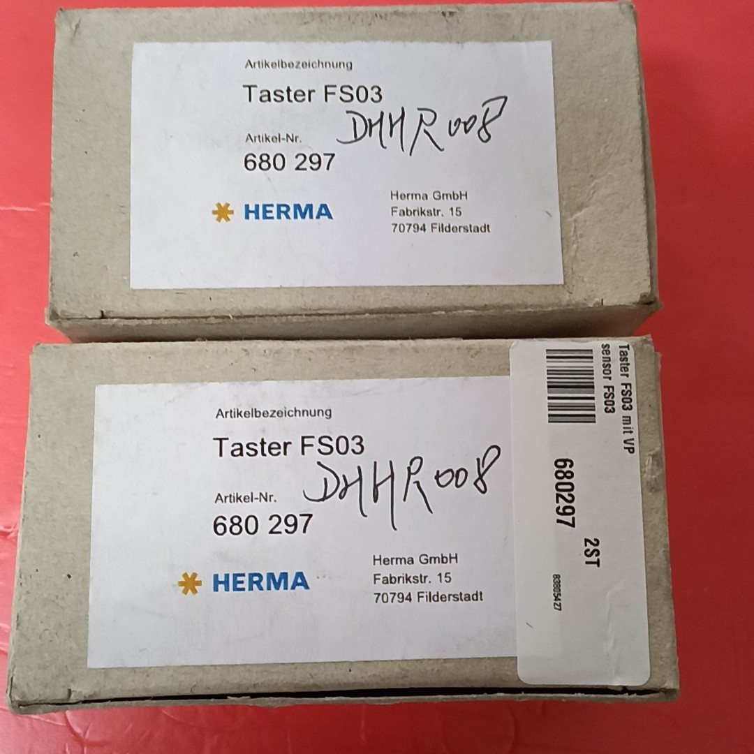 议价德国HERMA标签传感器,Taster FS03,工程余货