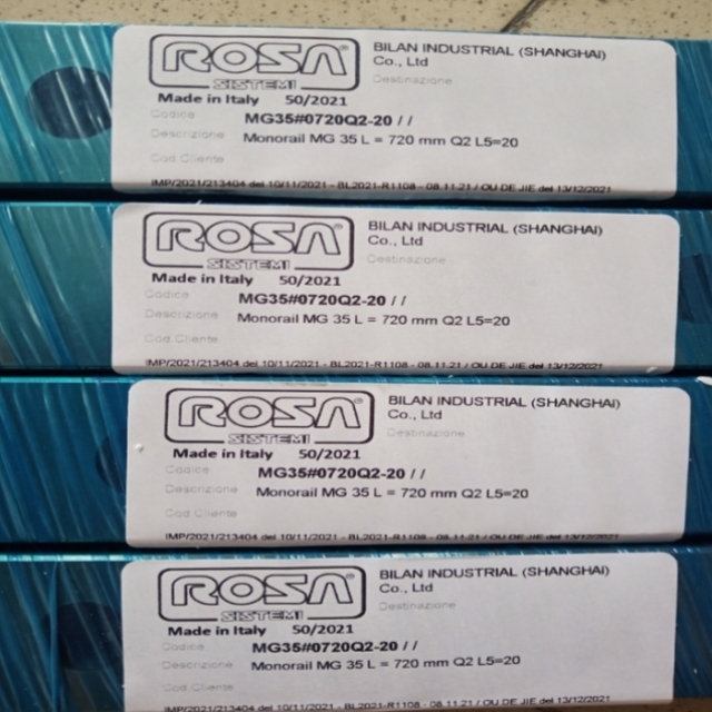 议价意大利Rosa Sistemi 滑块 MG35SL Q2 P2导轨原厂正品