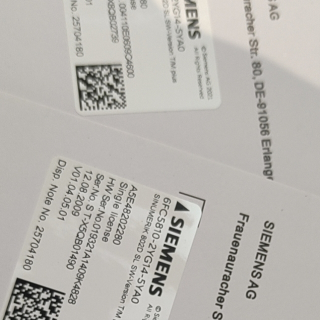 议价802D程序卡6FC5810-5YG14-11-1YA0-0YA0-5Y-6Y-7YA0