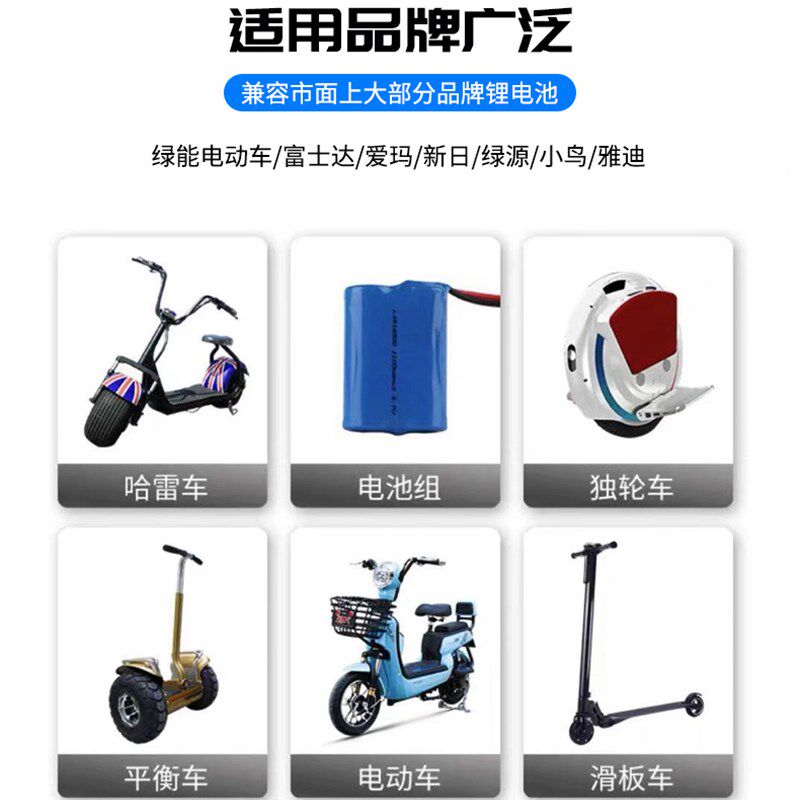 星恒锂电池专用充电器48vt智能修复数显54.6v2a代驾电动车自行车