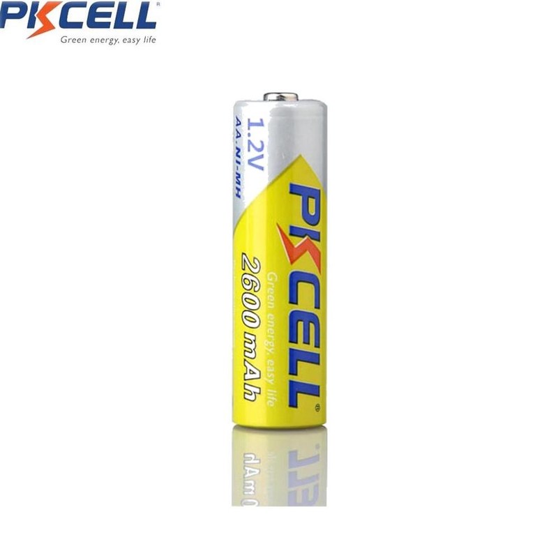 极速10Pcs PKCELL Ni-MH AA Batteries 2300mAh-2600mAh 1.2V NiM