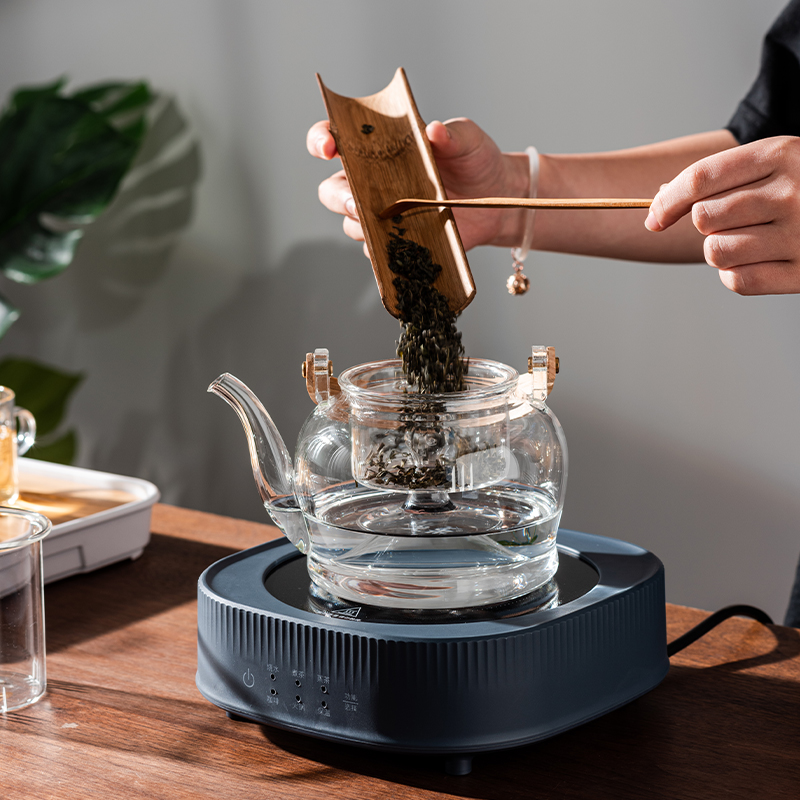 电陶炉煮茶器煮茶炉家用全自动蒸煮茶壶专用烧水壶泡茶茶具办公室