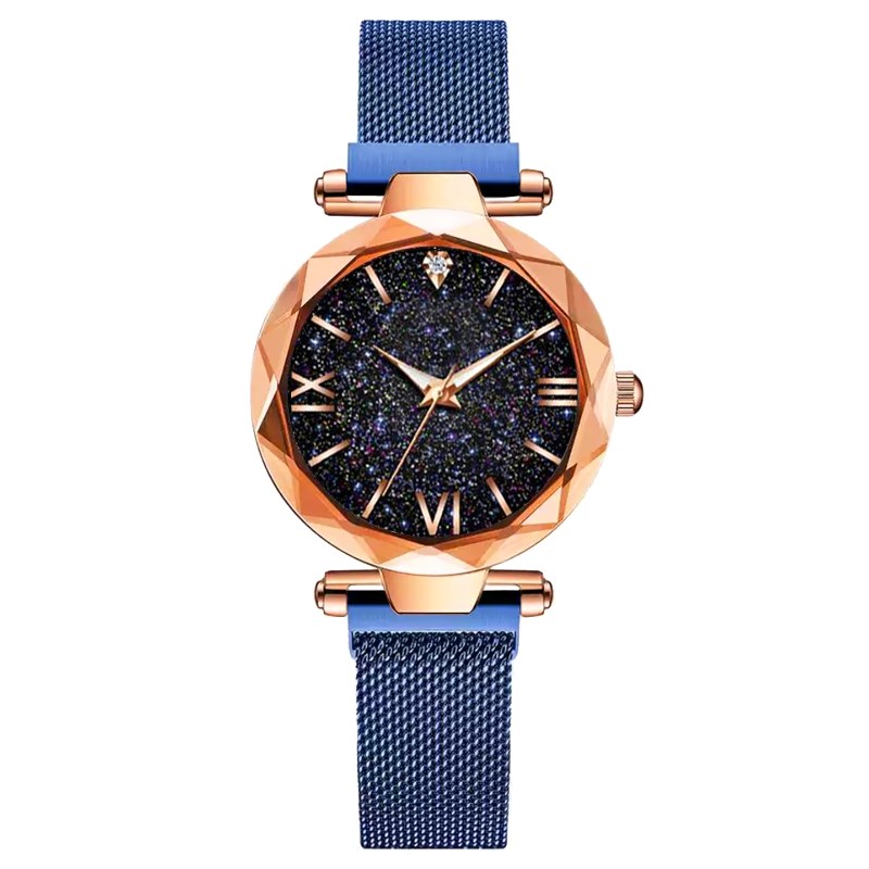 Dropshipping Luxury Wo Watches Magnetic Starry Sky  Clock Qu
