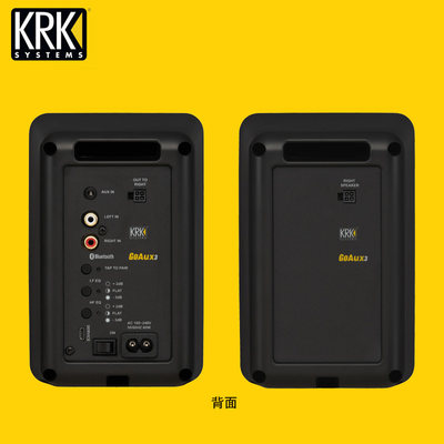 KRK GoAgux3/4专棚监听D箱工作室录音业音J打碟3寸4寸蓝牙有源音