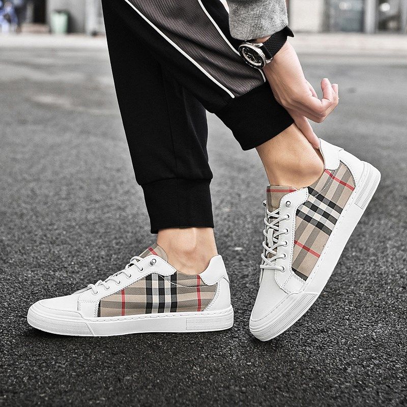 男板鞋小白鞋帆布鞋春夏低帮格纹布面时尚运动休闲鞋手工平底单鞋,流行男鞋,休闲板鞋,淘宝优惠券,粉丝福利购,淘宝优惠卷