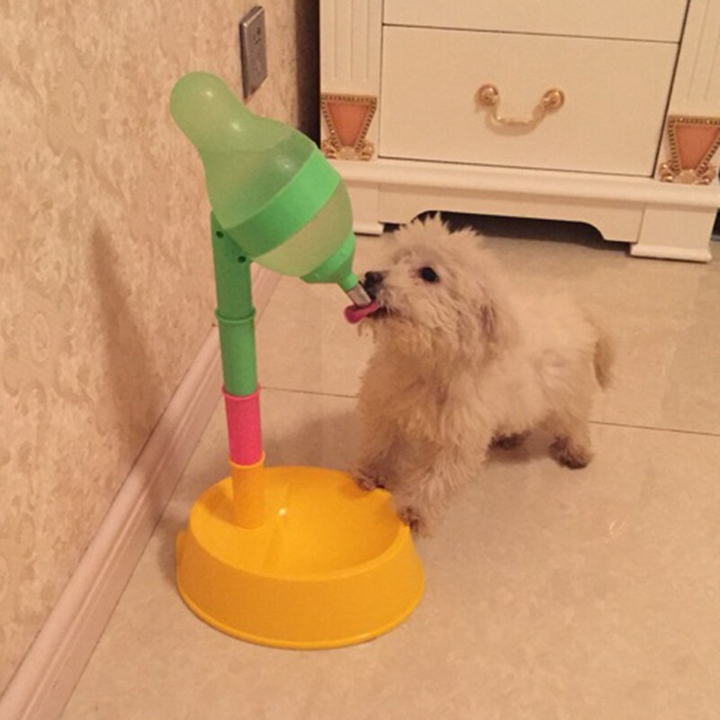 包邮 韩国Purmi狗饮水器彩虹节节高宠物喂水器小型犬自动立式水壶