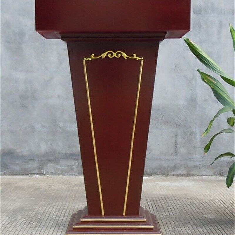 新款红木色演讲台/咨客台/展示台/白色迎宾台/宣传台/发言台讲桌,商业/办公家具,演讲台/演讲桌,淘宝优惠券,粉丝福利购,淘宝优惠卷