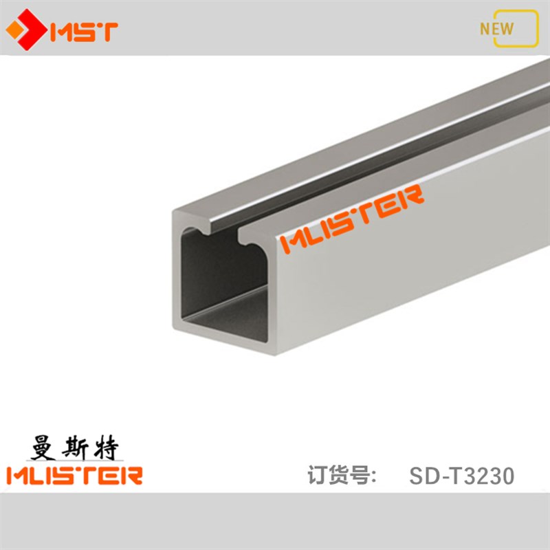 工厂销工业铝型材T3230导轨铝型材U型移门吊轮S导轨配件铝型材滑