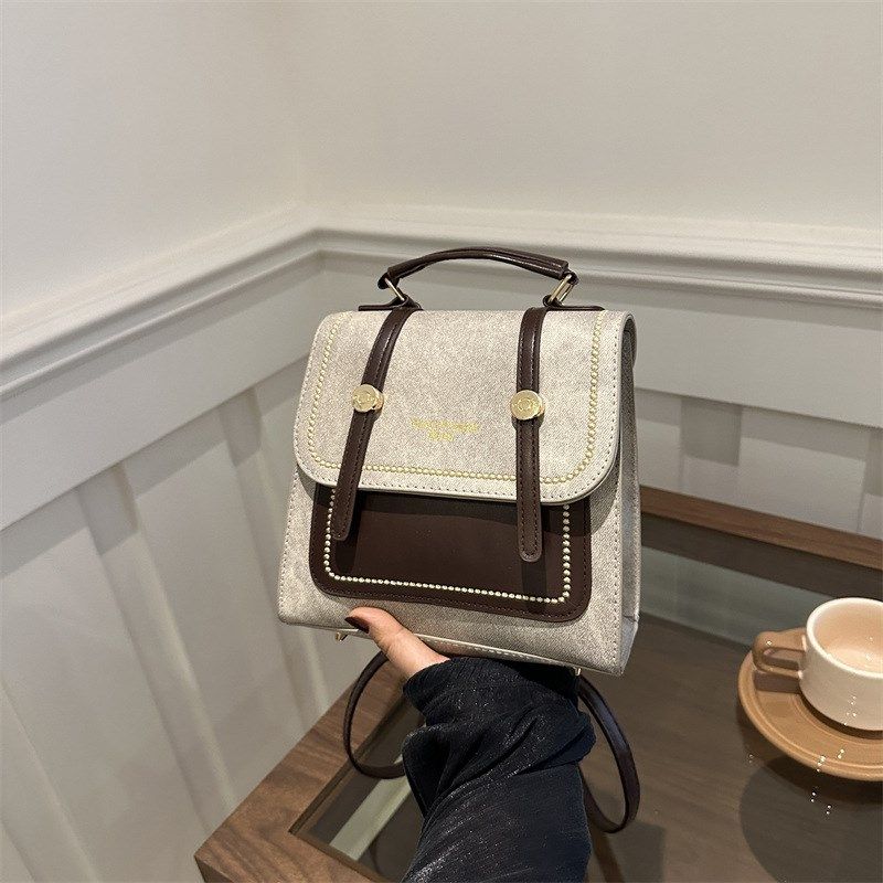 双肩包女小型小背包时尚男女牛仔设计感2024旅行新款包包书包,箱包皮具/热销女包/男包,小方包,淘宝优惠券,粉丝福利购,淘宝优惠卷