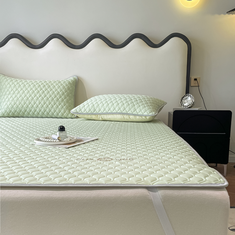 新款乳胶凉席三件套夏天床笠冰丝空调席子床单夏季凉垫四件套儿童