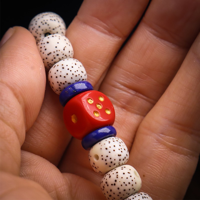 速发保真原矿青金石隔片收藏级文玩金刚白玉星月菩提隔片垫片隔珠