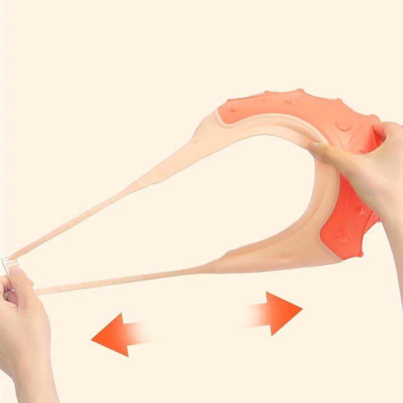 现货宝宝洗澡浴帽洗头神器儿童挡水帽防水护耳遮水帽小.孩婴儿洗