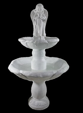 大型欧式流水喷泉客厅雕塑户包假山鱼池庭院水景花园装饰落地摆件