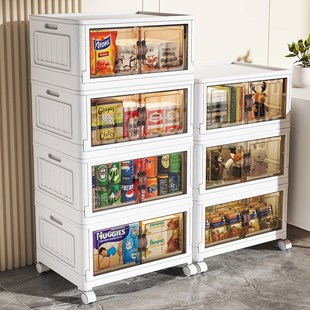 65-75折叠柜儿童家具收纳柜子塑料整理柜免安装开门衣柜儿童衣柜