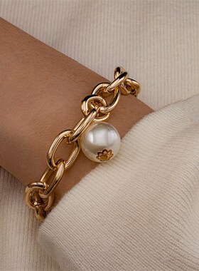 小众高货Fashion Punk Bracelets & Bangles For Women Girls Pea