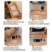 插座开孔神器86盒开关底盒模具木工划线专用画线模板衣柜开槽现货